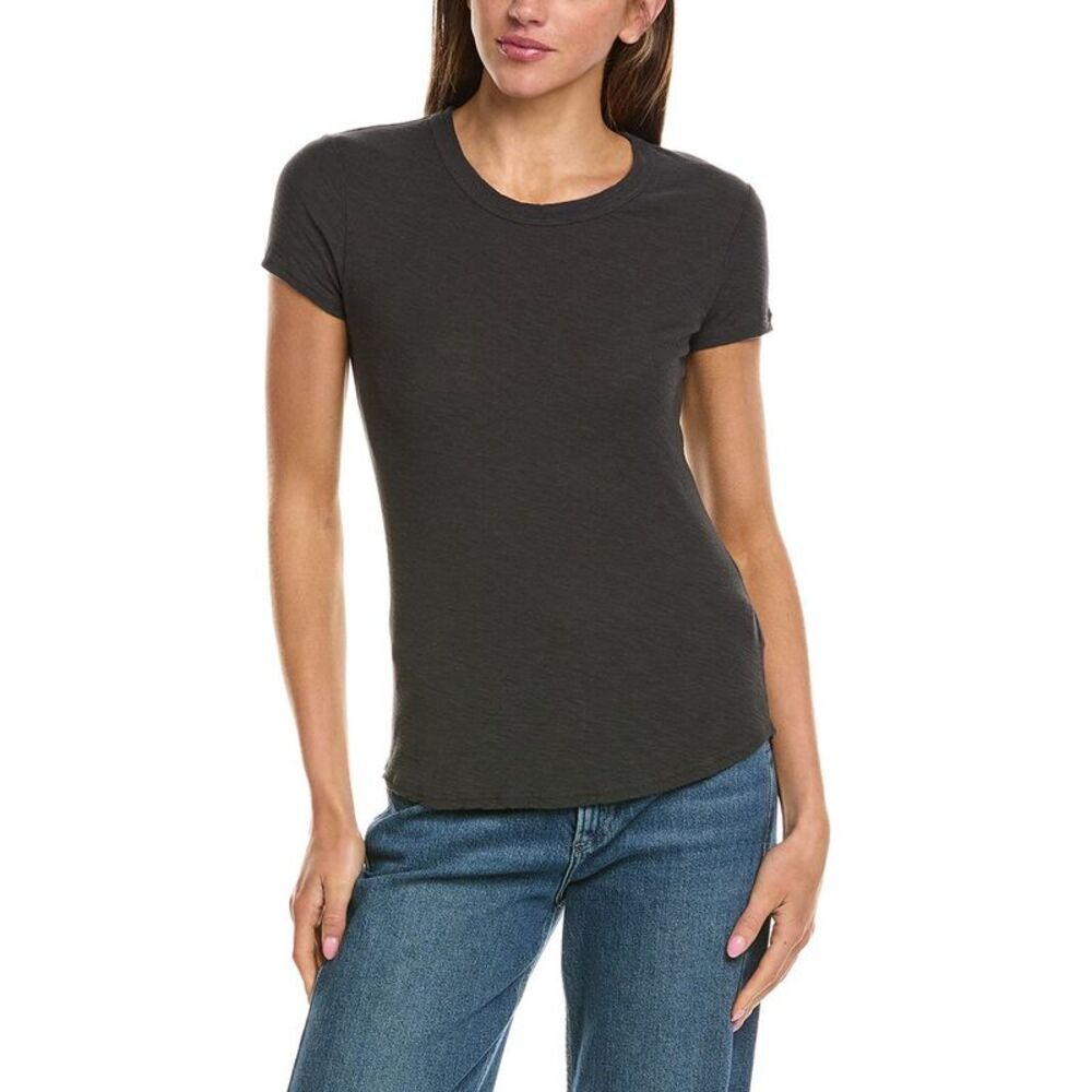 James Perse Womens  Sheer Top, Navy